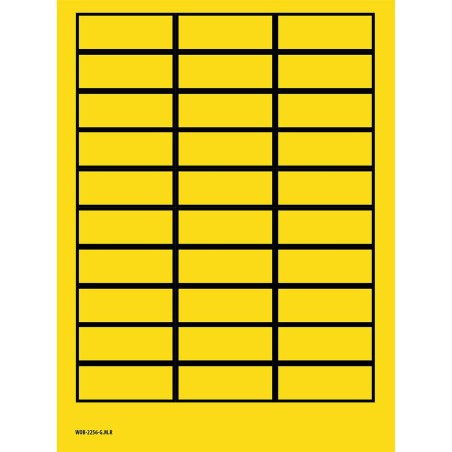Brady Blank Write-On Labels on